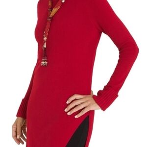 Chico's Bold Red Knit Tunic